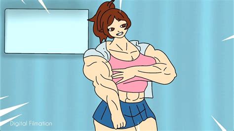 female muscle growth hentai